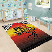 Papua New Guinea Independence Day Area Rug One People One Nation One PNG LT05 - Polynesian Pride