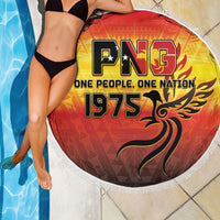 Papua New Guinea Independence Day Beach Blanket One People One Nation One PNG LT05 - Polynesian Pride