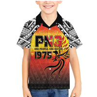 Papua New Guinea 49th Independence Day Family Matching Mermaid Dress and Hawaiian Shirt One People One Nation One PNG