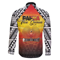 Papua New Guinea Independence Day Family Matching Short Sleeve Bodycon Dress and Hawaiian Shirt One People One Nation One PNG LT05 Son's Shirt Yellow - Polynesian Pride