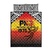 Papua New Guinea Independence Day Quilt Bed Set One People One Nation One PNG LT05 - Polynesian Pride