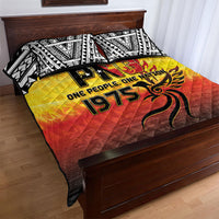 Papua New Guinea Independence Day Quilt Bed Set One People One Nation One PNG LT05 - Polynesian Pride