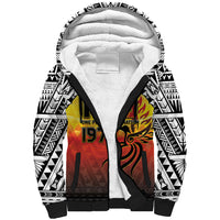 Papua New Guinea Independence Day Sherpa Hoodie One People One Nation One PNG LT05 Unisex Yellow - Polynesian Pride