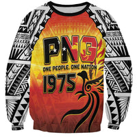 Papua New Guinea Independence Day Sweatshirt One People One Nation One PNG LT05 Unisex Yellow - Polynesian Pride