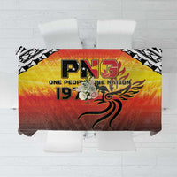 Papua New Guinea Independence Day Tablecloth One People One Nation One PNG LT05 Yellow - Polynesian Pride