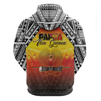 Papua New Guinea Independence Day Zip Hoodie One People One Nation One PNG LT05 - Polynesian Pride