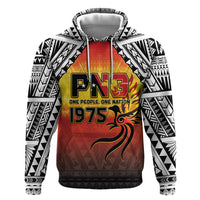 Papua New Guinea Independence Day Zip Hoodie One People One Nation One PNG LT05 Pullover Hoodie Yellow - Polynesian Pride