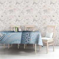 Fiji Regatta Tablecloth Palm Tree Tapa Pattern - Polynesian Pride