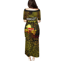 Happy Diwali Festival Family Matching Puletasi Dress and Hawaiian Shirt Diya Lamp Hibiscus Polynesian Pattern LT05 - Polynesian Pride