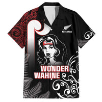 New Zealand Aotearoa Mana Wahine Family Matching Long Sleeve Bodycon Dress and Hawaiian Shirt