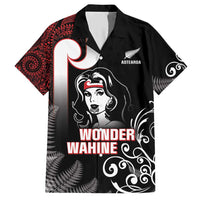 New Zealand Aotearoa Mana Wahine Family Matching Short Sleeve Bodycon Dress and Hawaiian Shirt