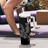 New Zealand Aotearoa Mana Wahine Tumbler With Handle