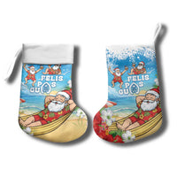 Guam Christmas Stocking Felis Pasgua Chilling Santa - Polynesian Pride