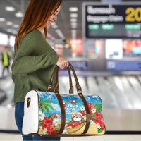 Guam Christmas Travel Bag Felis Pasgua Chilling Santa LT05 - Polynesian Pride