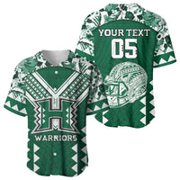 Custom Hawaii Football Baseball Jersey Rainbow Warriors Tropical Vibes - Polynesian Pride
