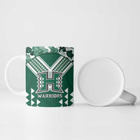 Custom Hawaii Football Ceramic Mug Rainbow Warriors Tropical Vibes LT05 - Polynesian Pride