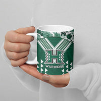 Custom Hawaii Football Ceramic Mug Rainbow Warriors Tropical Vibes LT05 - Polynesian Pride