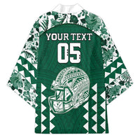 Custom Hawaii Football Kimono Rainbow Warriors Tropical Vibes LT05 - Polynesian Pride