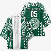 Custom Hawaii Football Kimono Rainbow Warriors Tropical Vibes LT05 - Polynesian Pride