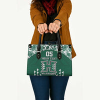 Custom Hawaii Football Leather Bag Rainbow Warriors Tropical Vibes LT05 - Polynesian Pride