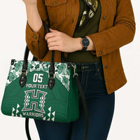 Custom Hawaii Football Leather Bag Rainbow Warriors Tropical Vibes LT05 - Polynesian Pride