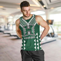 Custom Hawaii Football Men Tank Top Rainbow Warriors Tropical Vibes - Polynesian Pride