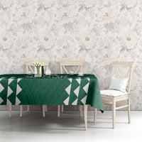 Custom Hawaii Football Tablecloth Rainbow Warriors Tropical Vibes - Polynesian Pride