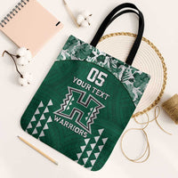 Custom Hawaii Football Tote Bag Rainbow Warriors Tropical Vibes - Polynesian Pride