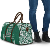 Custom Hawaii Football Travel Bag Rainbow Warriors Tropical Vibes LT05 - Polynesian Pride