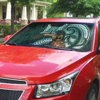 Hawaii Ikaika Warrior Football Auto Sun Shade Polynesian Tribal Tattoo LT05 - Polynesian Pride