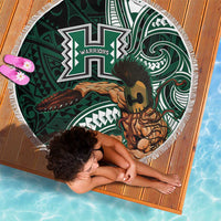 Hawaii Ikaika Warrior Football Beach Blanket Polynesian Tribal Tattoo - Polynesian Pride