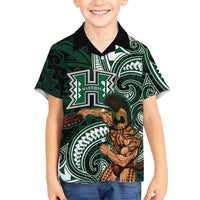 Hawaii Ikaika Warrior Football Hawaiian Shirt Polynesian Tribal Tattoo LT05 - Polynesian Pride