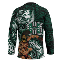 Hawaii Ikaika Warrior Football Hockey Jersey Polynesian Tribal Tattoo LT05 - Polynesian Pride