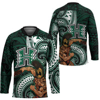 Hawaii Ikaika Warrior Football Hockey Jersey Polynesian Tribal Tattoo LT05 - Polynesian Pride