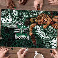 Hawaii Ikaika Warrior Football Puzzle Polynesian Tribal Tattoo LT05 - Polynesian Pride