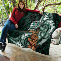 Hawaii Ikaika Warrior Football Quilt Polynesian Tribal Tattoo LT05 - Polynesian Pride