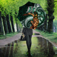 Hawaii Ikaika Warrior Football Umbrella Polynesian Tribal Tattoo LT05 - Polynesian Pride