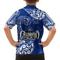 Personalised Hafa Adai Guam History and Chamorro Heritage Day Hawaiian Shirt Blue Latte Stone LT05 - Polynesian Pride