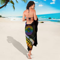 LGBT History Month Sarong Proud And Happy Polynesian Dolphin LT05 - Polynesian Pride