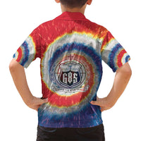 Samoa Family Matching Puletasi and Hawaiian Shirt Tie Dye Unique Style LT05 - Polynesian Pride