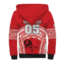 Custom Tonga Rugby Mate Ma'a Sherpa Hoodie Tongan Pride Unique Style LT05 - Polynesian Pride
