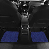 Personalised Northern Mariana Islands And Guam Car Mats Latte Stone With Tribal Pattern LT05 Set 2pcs - Back Blue - Polynesian Pride