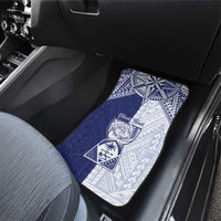 Personalised Northern Mariana Islands And Guam Car Mats Latte Stone With Tribal Pattern LT05 - Polynesian Pride