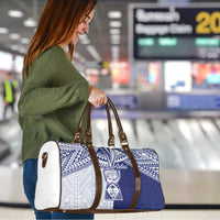 Northern Mariana Islands And Guam Travel Bag Latte Stone With Tribal Pattern LT05 - Polynesian Pride