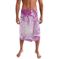 Polynesian Jellyfish Lavalava With Plumeria Pink