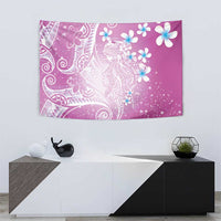 Polynesian Jellyfish Tapestry With Plumeria Pink LT05 - Polynesian Pride