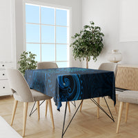 New Zealand Dream Catcher Tablecloth Maori Koru Pattern Blue Version LT05 - Polynesian Pride