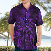 New Zealand Dream Catcher Hawaiian Shirt Maori Koru Pattern Purple Version LT05 - Polynesian Pride