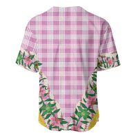 Hawaii Pikake Lokelani Plumeria Lei Baseball Jersey Pink Palaka Motifs