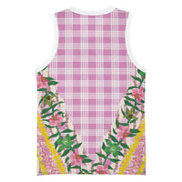 Hawaii Pikake Lokelani Plumeria Lei Basketball Jersey Pink Palaka Motifs